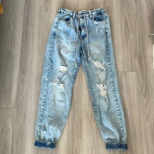 Celebrity Pink Jean Joggers